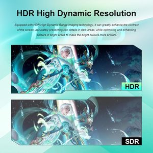 Djiex จอภาพสำหรับเล่นเกม FHD โค้งขนาด24นิ้วความละเอียด1920x1080P 100Hz อัตราการรีเฟรชสัดส่วนภาพ16:9ตามหลักสรีรศาสตร์จอภาพที่บ้านเอียง - Product Image 2