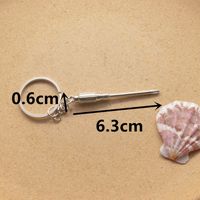 Porte-clés mini-outils en métal, design créatif clé à molette, marteau, tournevis, pelle, pendentif pour sac de voiture, petit cadeau promotionnel