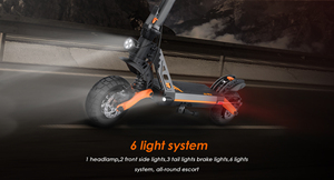 Scooter électrique tout-terrain pliable <span class=keywords><strong>Kugookirin</strong></span> G2 Pro 2025, batterie au lithium 600W 15Ah, autonomie 55 km, vitesse 45 km/h, certifié CE - Product Image 6