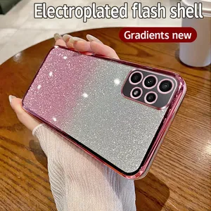 Custodia con Glitter per <span class=keywords><strong>Samsung</strong></span> Galaxy A05 A05S A15 A25 A35 A55 A04 A04S A14 A24 A34 A54 <span class=keywords><strong>A13</strong></span> A23 A53 A73 A52 A72, <span class=keywords><strong>Cover</strong></span> Morbida in TPU - Product Image 5