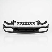 Diffuseur de pare-chocs arrière noir style C63 Coupe Edition, kit carrosserie durable pour Mercedes Benz C205 AMG Coupé 2015-2021
