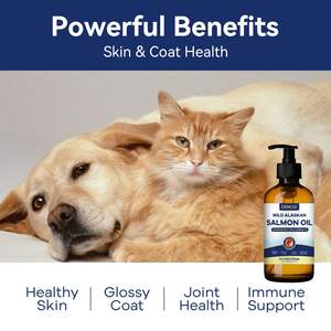 Huile de saumon sauvage pour animaux de compagnie Peau et pelage sains Soutien articulaire Immunitaire Omega <span class=keywords><strong>3</strong></span> EPA DHA Huile de poisson saumon Supplément liquide pour animaux de compagnie - Product Image 5
