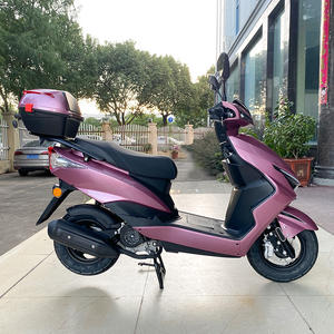 Scooter à essence M12 rose <span class=keywords><strong>50cc</strong></span> pour adultes 60 km/h 10 pouces pneus pare-brise freins à disque et à tambour avec coffre adapté aux filles - Product Image 4