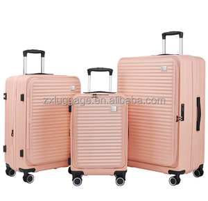 Chất Lượng Cao ABS PC Trong Kho Va Li Với 4 Spinner Bánh Xe & Phía Trước Mở Tsa Khóa Cho Máy Bay Du Lịch - Product Image 3