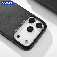 VAWI L006 Étui magnétique en cuir de haute qualité avec animation pour iPhone 17 16 15 14 13 12 11 Pro Max Coque de téléphone antichoc