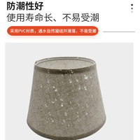 Personnalisé E27 E26 Design Moderne Tissu Lin Abat-Jour Cadres Fil pour Table Lampadaire Suspension Lampe Couvre & Abat-jour Kit Lumière