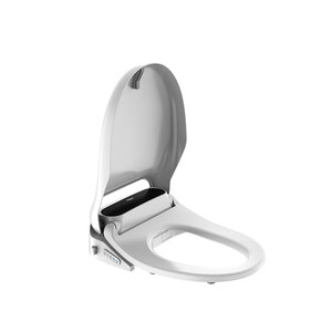 Siège de toilette intelligent électrique familial en ABS noir avec fonction bidet et chauffage - Product Image 4