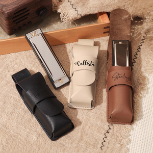 Sac de rangement pour <span class=keywords><strong>harmonica</strong></span> en cuir PU RR Factory, pochette portable pour <span class=keywords><strong>harmonica</strong></span>, porte-<span class=keywords><strong>harmonica</strong></span> en cuir, cadeau pour joueur <span class=keywords><strong>d</strong></span>'<span class=keywords><strong>harmonica</strong></span> - Product Image 1
