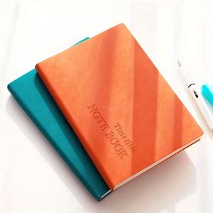 Wholesale A5 Leather Thick Custom Classic Ruled Thermal Binding 100 Sheets Journal <b>Notebook</b> School Business Supplies Gift - Product Image 1