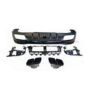 W167 GLE63 diffuseur pour <span class=keywords><strong>Mercedes</strong></span> <span class=keywords><strong>Benz</strong></span> <span class=keywords><strong>GLE</strong></span> classe W167 mise à niveau GLE63 kit carrosserie 2020 <span class=keywords><strong>2021</strong></span> - Product Image 3