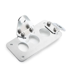 Suministro de fábrica, accesorios para motocicletas, soporte de marco de luz trasera Retro, soporte de <span class=keywords><strong>placa</strong></span> de matrícula de montaje lateral para motocicleta - Product Image 5