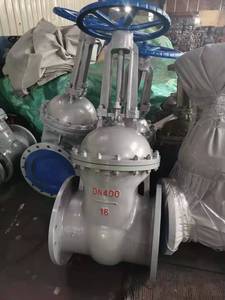 วาล์วประตูเหล็ก PN25 แบบลิ่ม พร้อมหน้าแปลน วัสดุ WCB ขนาด DN500 - Product Image 5