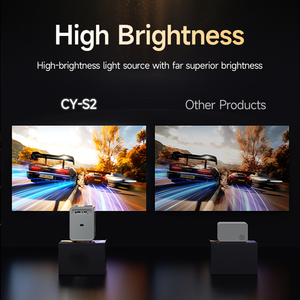 Proiettore S2-8 Android 11.0 di piccole dimensioni grande abilità Ai voce intelligente con alta luminosità RGB Hight gamma di colori - Product Image 3