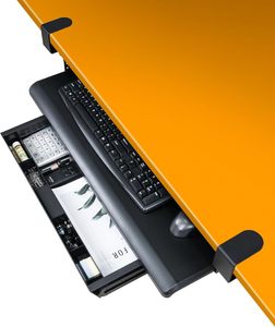 Kẹp trên dưới bàn Bàn khay bàn phím với ngăn kéo kéo ra Extender Bảng tập tin đính kèm nền tảng với lưu trữ tổ chức - Product Image 1