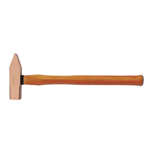 OEM manufacturer WEDO Atex Approved die-forged Non-sparking Non-magnetic Cross Pein Engineer Hammer with Wooden Handle