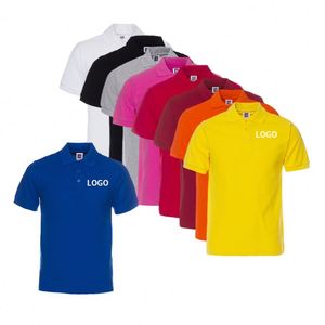 Polo en coton personnalisé pour uniforme de travail, tailles européennes, T-shirts DIY pour femmes et hommes, fabriqués en Chine - Product Image 6
