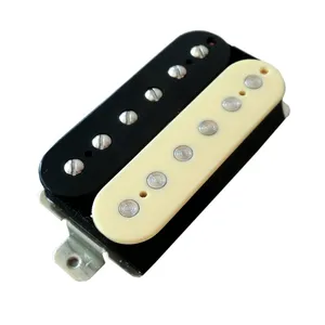 Donlis Vintage Zebra Alnico 5 Humbucking Gitarren Pickup mit Neusilber Grundplatte akzeptieren benutzer definierte Logo Marken teile