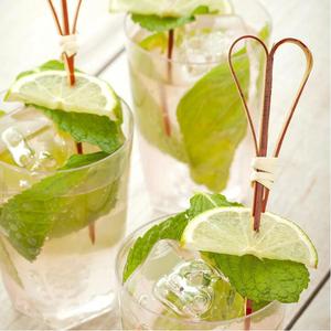 200 Palillos <span class=keywords><strong>de</strong></span> Cóctel <span class=keywords><strong>de</strong></span> Bambú para Aperitivos, Palillos <span class=keywords><strong>de</strong></span> Cóctel <span class=keywords><strong>de</strong></span> <span class=keywords><strong>Piña</strong></span> en Forma <span class=keywords><strong>de</strong></span> Corazón Coloridos - Product Image 4