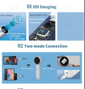 獣医用耳鏡診断セット 動物耳検査キット（ワニ口鉗子＆耳垢除去器付き）獣医診断ツール - Product Image 5