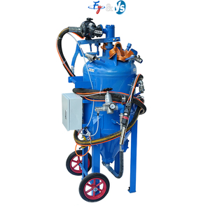 Machine de sablage à eau de qualité supérieure, sans poussière, portable, sur roues, pour le sablage à l'eau des métaux, l'élimination de la rouille et de la peinture, et la finition des surfaces. - Product Image 1