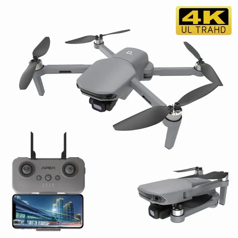 Kamera ve 3 eksenli 4K kamera ile X-268 yüksek kaliteli katlanabilir WiFi 6.0 FPV GPS drone, 30 dakika