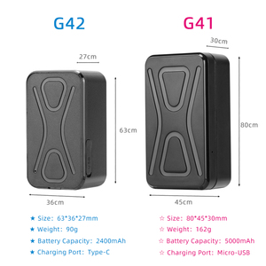 Mini traceur <span class=keywords><strong>GPS</strong></span> de voiture 4G G42 2400mAh G41 5000mAh Aimant puissant Étanche Alarme de secousse Application gratuite pour véhicule Voiture Moto Camion - Product Image 6