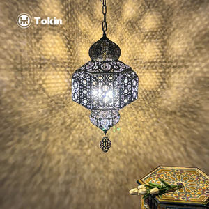 Caractéristiques de l'Asie du Sud-Est exotique rétro chambre salon restaurant hôtel <span class=keywords><strong>lit</strong></span> et b bar club creux sculpté lustre - Product Image 4