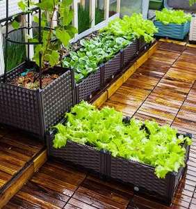 Prix de vente <span class=keywords><strong>direct</strong></span> d'<span class=keywords><strong>usine</strong></span> conception peu encombrante légume Mini pot de fleurs surélevé de jardin - Product Image 5