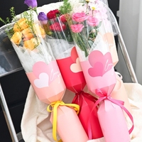 Papier d'emballage pour fleurs LUCIA 30*40cm, imperméable, recyclable, pour bouquet unique, matériau d'emballage LF161320