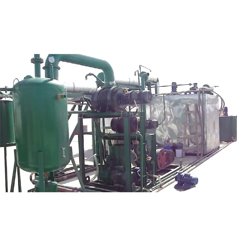 HOT SALE-ZSA black engine oil vacuum distillation recycling base oil device
