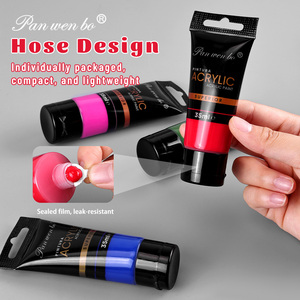 ชุดสีอะคริลิคสำหรับศิลปิน 24 สี ขนาด 35 มล. สีอะคริลิคสำหรับวาดภาพระดับมืออาชีพ สำหรับกระดาษ ผ้าใบ ไม้ เซรามิก และหิน - Product Image 4