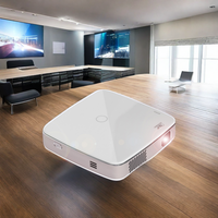 Mini projecteur de cinéma maison Android 13 intelligent S-60 4K vidéo double bande Wi-Fi batterie intégrée Portable 2G sans fil mise en miroir