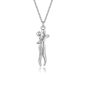 Collier personnalisé avec logo, en acier inoxydable 316 PVD, résistant à l'eau et inaltérable, pour la Saint-Valentin, pour couple - Product Image 3