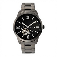 Montre Homme Benyar 5212 Luxe Sportive Squelette Givré Poussière d'Étoile Automatique Mécanique Analogique Réserve de Marche Aiguilles Lumineuses 24mm