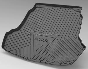 Accessoires de voiture Revêtement de coffre arrière Tapis de sol de coffre Tapis de coffre pour Hyundai Sonata Neuvième génération 2015-2019 - Product Image 3