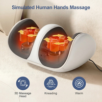 Masseur électrique pour les pieds avec chaleur, télécommande, rouleaux de pétrissage Shiatsu pour la relaxation des muscles des pieds et des jambes, soulagement de la douleur, utilisation à domicile