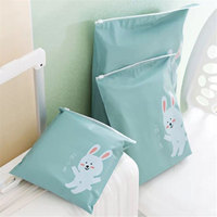 Ensemble de maquillage en poly PVC personnalisé sous-vêtements cosmétiques ensemble de sous-vêtements pour femmes sac de vêtements sacs de sous-vêtements emballage sac à fermeture éclair