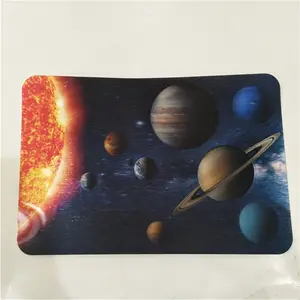 Sedex tapete lenticular, 4p fábrica personalizada 40*30cm plástico transparente 3d promoção 3d placemats ou criança