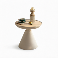 Table basse contemporaine en bois doré miniature de luxe, convertible et extensible pour salon, meubles d'intérieur