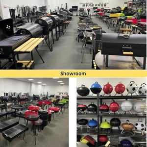 आउटडोर पोर्टेबल 14-इंच स्टील बॉल आकार केटल चारकोल ग्रिल के साथ पोर्सिलाइन एनमल्ड फिनिश के साथ - Product Image 5