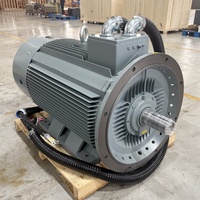 Moteur soufflant triphasé 6 pôles PMSM synchrone IE5 avec encodeur asynchrone 100 kW, contrôleur robuste IP67, en cuivre pur pour CVC