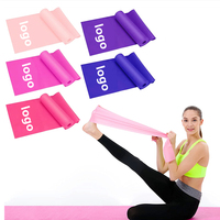 Bandas de Resistencia de Látex de Nivel Medio, Bandas Elásticas para Ejercicio, Ideales para Pilates, Yoga o Fisioterapia