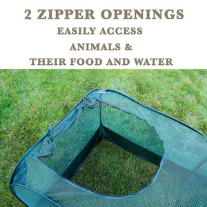 Poulaillers portables pour poules, petits animaux, filet pour lapins, poulailler pliable, cages en filet, enclos pour poulets - Product Image 4