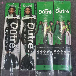 Tóc nối tết Jumbo đen Châu Phi BELEZA Ghana, giảm giá, chất liệu chịu nhiệt thấp, kiểu Yaki, 165g, 82 inch - Product Image 1