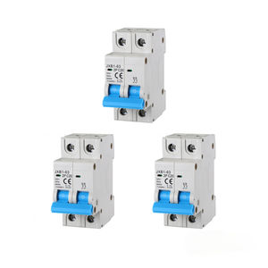 Disjoncteur miniature Gloca JXB1-63 2P C20 220V 50Hz 6kA Montage sur rail DIN Plastique MCB - Product Image 1