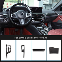 Vente directe d'usine chinoise pour BMW Série 5 Pièces de garniture de console centrale en fibre de carbone 2018-2020 bmw G30 Garniture intérieure