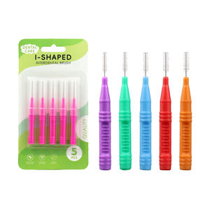 Cepillos interdentales dentales de ortodoncia para adultos en forma de I personalizados para el cuidado bucal - Product Image 2