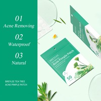 BREYLEE — patch à l'huile d'arbre de thé naturel de haute qualité, hydrogilide, traitement des taches et boutons d'acné, 50g