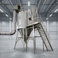 Machine de séchage par pulvérisation centrifuge automatique en acier inoxydable ZLU avec pompe et PLC pour poudre détergente et poudre de lait, à économie d'énergie