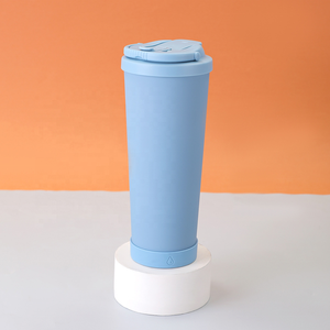 Large 830ml Coffee <b>Cup</b> <b>with</b> New Ceramic Liner 304 <b>Stainless</b> <b>Steel</b> Vacuum Insulated Satchel <b>Straw</b> <b>Cup</b> Metal Material - Product Image 2